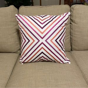 Trina Turk Purple Ikat Throw Pillow
